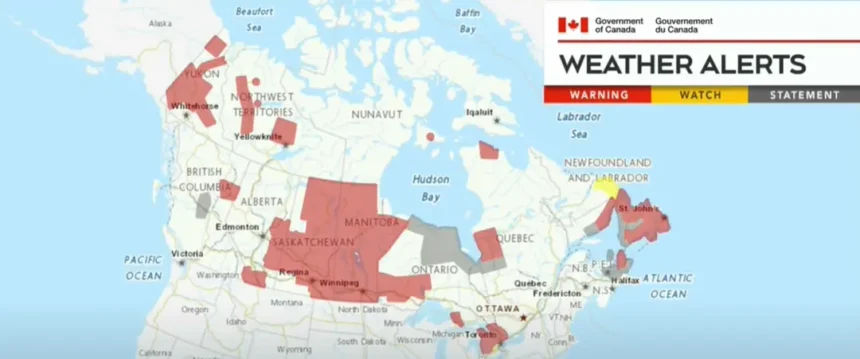 Canada Under Weather Alerts This Weekend: What You Need to Know